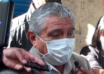 El alcalde del municipio de La Paz,  Iván Arias