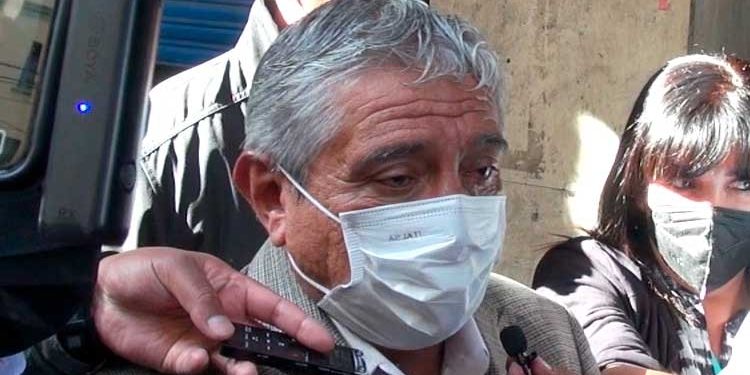 El alcalde del municipio de La Paz,  Iván Arias