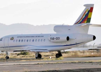 Avion presidencial de Bolivia
