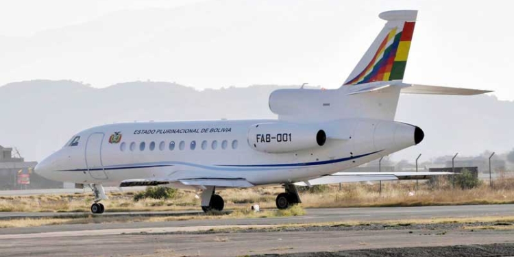 Avion presidencial de Bolivia