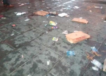 Alcalde de La Paz denuncia que marcha masista destruyó jardineras y dejó impresionante cantidad de basura