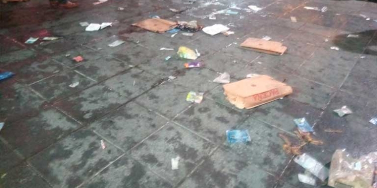 Alcalde de La Paz denuncia que marcha masista destruyó jardineras y dejó impresionante cantidad de basura