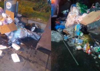 Concentración de "Marcha por la Patria" dejó 6,2 toneladas de basura y destrucción de jardineras