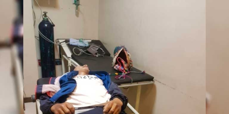 El cadáver, sin signos de violencia. | Foto: El Potosí