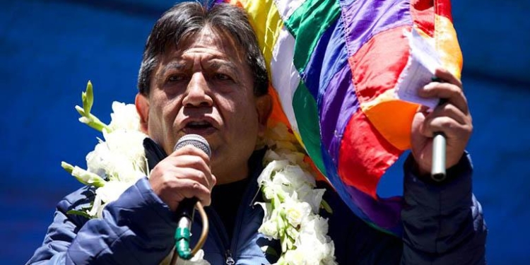 El vicepresidente David Choquehuanca.