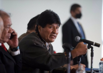 22-10-2021 22 October 2021, Mexico, Mexico City: Evo Morales, former president of Bolivia speaks during a press conference at the Fiesta Americana hotel in Mexico City. Photo: El Universal/El Universal via ZUMA Press Wire/dpa
POLITICA INTERNACIONAL
El Universal/El Universal via ZU / DPA