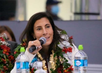 La concejala de La Paz por el MAS, Roxana Pérez del Castillo