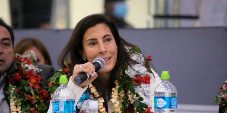 La concejala de La Paz por el MAS, Roxana Pérez del Castillo