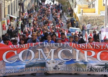 Una movilización convocada por Comcipo.(archivo) | Los Tiempos