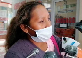 Doña Alicia, madre de víctima de Richard Choque Flores