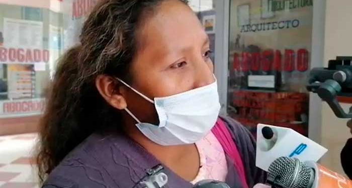 Doña Alicia, madre de víctima de Richard Choque Flores