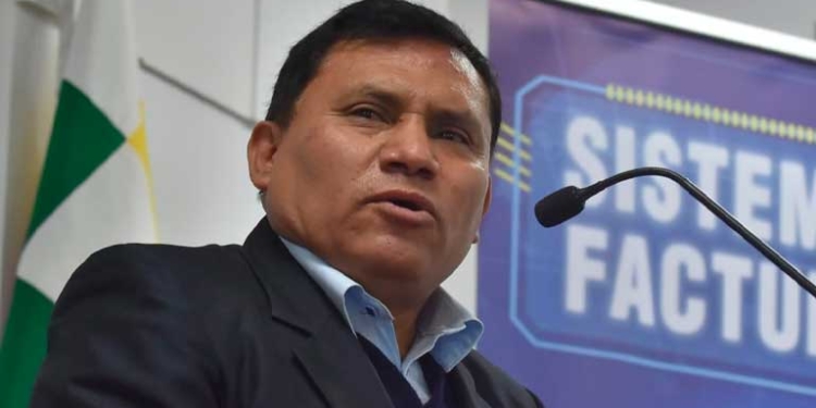 El presidente del Servicio de Impuestos Nacionales (SIN), Mario Cazón