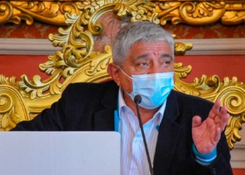 El alcalde de La Paz, Iván Arias