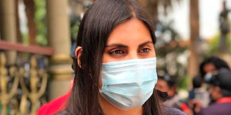 La senadora por Comunidad Ciudadana (CC), Andrea Barrientos