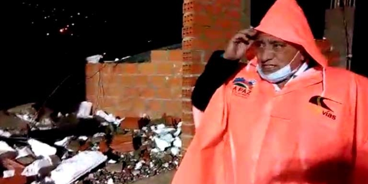 Arias responsabiliza a vecinos por las emergencias en La Paz