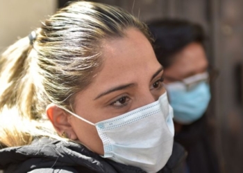 Carolina Ribera, hija de la expresidenta Jeanine Áñez. ARCHIVO/MARKA REGISTRADA