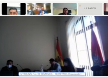 Se realizó una audiencia previa en la que se plantearon incidentes. Foto: captura de la audiencia virtual