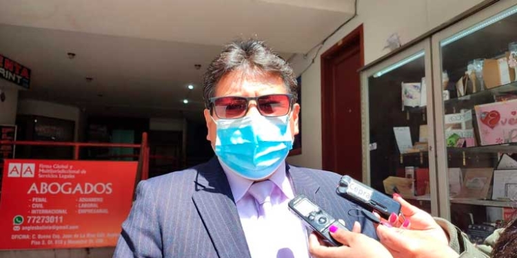 Abogado Eusebio Vera defensa de los dos ex jefes militares Gonzalo Jarjuri y Gonzalo Terceros