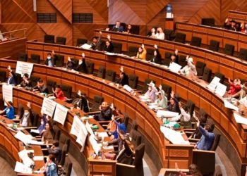 El pleno de la Asamblea Legislativa Plurinacional. Foto: Cámara de Senadores