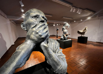 Obra del Escultor Edilberto Huaranca en el Museo Costumbrista Juan de Vargas. Foto/RRSS