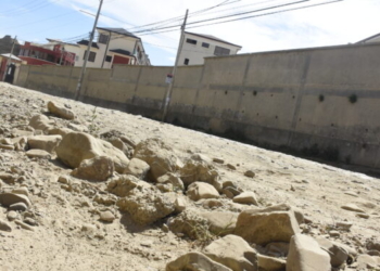 La zona Lomas de Achumani se encuentra completamente abandonada, afirman los vecinos. | Foto: El Diario