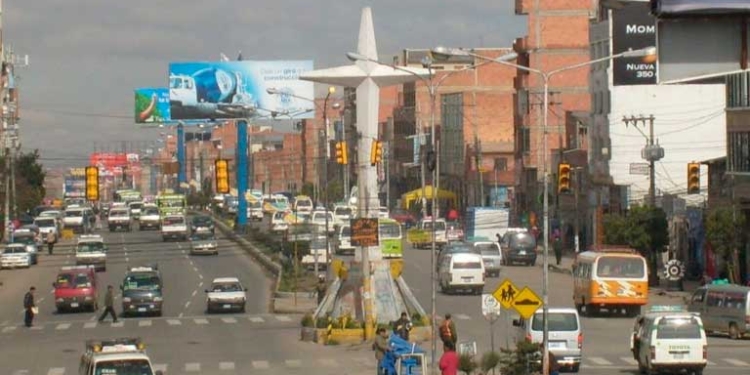 Cruz Papal ciudad de El Alto