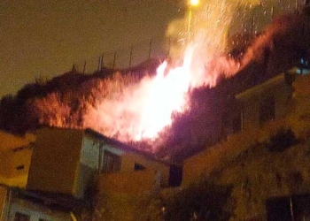 Arias protesta por las quemas en el municipio de La Paz y recibe criticas por no hacer campañas de concientización