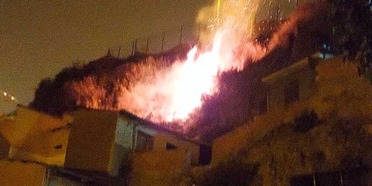 Arias protesta por las quemas en el municipio de La Paz y recibe criticas por no hacer campañas de concientización