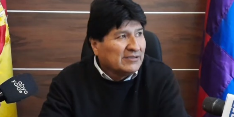 Evo pide a Arce que explique por qué su ministro de Gobierno es "apoyado por la derecha"