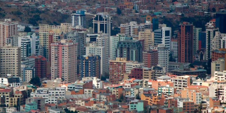 Centro de la ciudad de La Paz