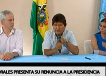 Evo Morales renuncia a la Presdencia
