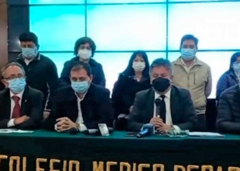 El Conasa en rueda de prensa. Foto: Captura de pantalla