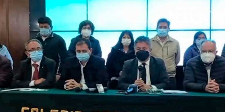 El Conasa en rueda de prensa. Foto: Captura de pantalla