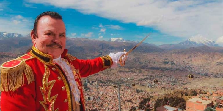 José Antonio Saavedra Toledo, quien durante varios años caracterizó a Pedro Domingo Murillo en las fiestas julias
