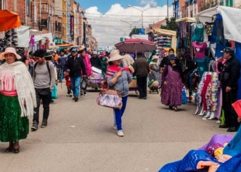 El comercio informal es latente en Bolivia