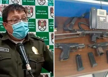 Afirman que teniente detenido en Brasil estaba llevando armas para ‘mantenimiento’