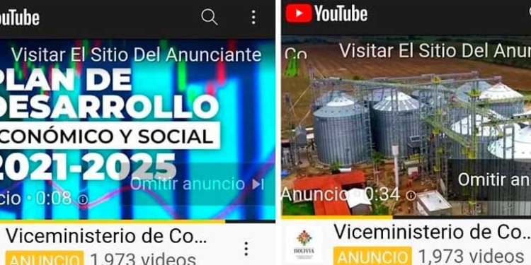 Gobierno de Arce contrató este año publicidad y monitoreo en RRSS por Bs 7,1 millones