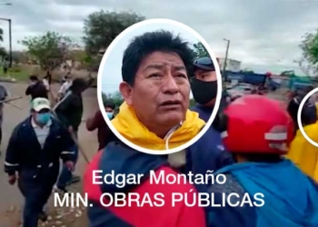 Ministro de Obras Públicas, Edgar Montaño