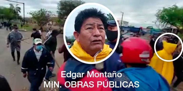 Ministro de Obras Públicas, Edgar Montaño