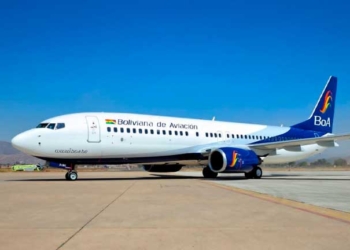 La aeronave Boening 737-800 de nueva generación que arribó en julio. Foto: RRSS