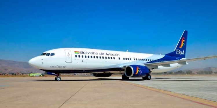 La aeronave Boening 737-800 de nueva generación que arribó en julio. Foto: RRSS