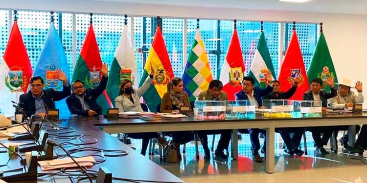 Sesión de la Comisión Mixta de Planificación