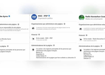 Redes sociales de Evo Morales, MAS y radio 'Kawsachun Coca' son administradas desde cuatro países