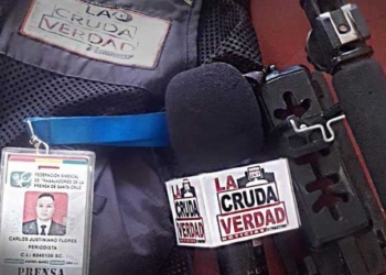 Persona afín al Gobierno despoja teléfono móvil y golpea a un periodista en Santa Cruz