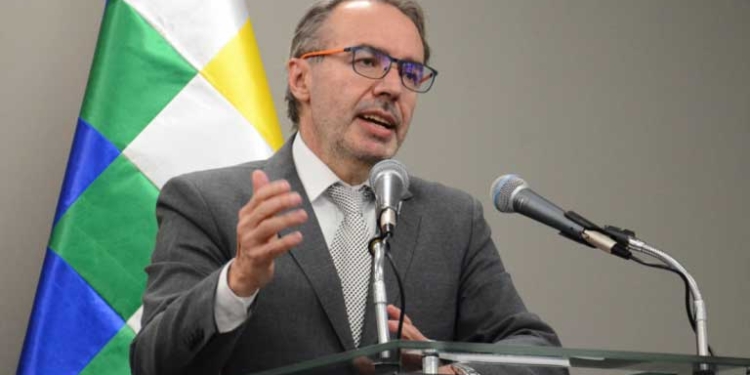 Jorge Richter, vocero presidencial del Estado Plurinacional de Bolivia