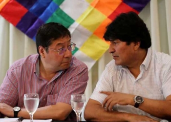 Luis Arce y Evo Morales (Reuters)