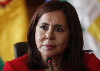 La excanciller de Bolivia, Karen Longaric
