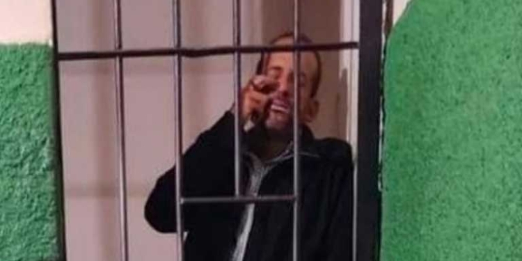 Fernando Camacho en celdas de la FELCC