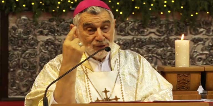 Arzobispo Emérito de Santa Cruz, monseñor Sergio Gualberti, Foto/captura