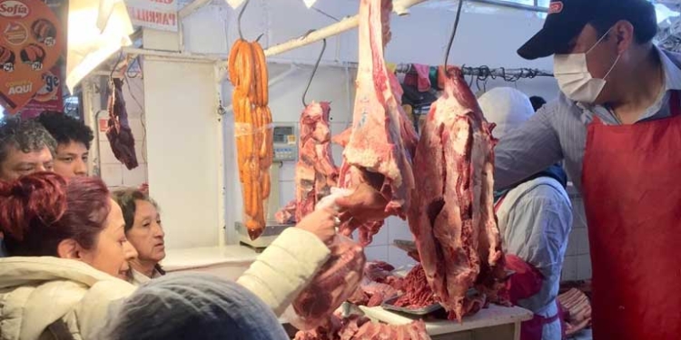 Venta de carne de res | Foto: El Diario